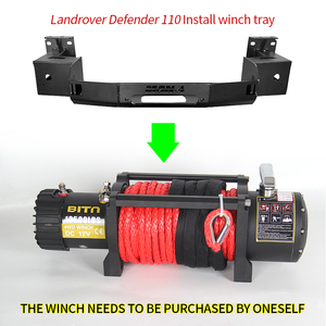 Per Land Rover Defender 110: Supporto Anteriore per Verricello, <span class=keywords><strong>Gancio</strong></span> di <span class=keywords><strong>Traino</strong></span>, <span class=keywords><strong>Gancio</strong></span> di Aggancio Rimorchio, Telaio di Montaggio, Accessori Auto - Product Image 4