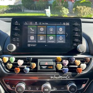 <span class=keywords><strong>Cristalli</strong></span> <span class=keywords><strong>e</strong></span> <span class=keywords><strong>pietre</strong></span> a cuore clip di sfiato per auto accessori per auto a cuore per le donne <span class=keywords><strong>cristalli</strong></span> di quarzo deodoranti per auto clip di sfiato - Product Image 3