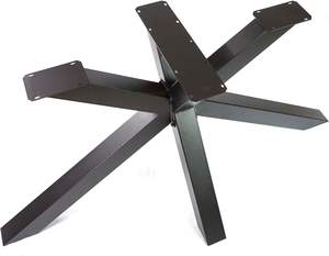 هيكل معدني Spider عبر طاولة العدائين سهل التجميع الصلب إطار DIY قاعدة مع حامي الكلمة - Product Image 6