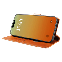 Casing HP Lipat Kulit PU untuk iPhone 14 Pro Max - Penutup Berdiri dengan 3 Slot Kartu, Penutup Magnetik & Pelindung Anti Benturan