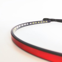 Kingshow-luces LED de circulación diurna para coches, camiones y SUV, color ámbar y blanco
