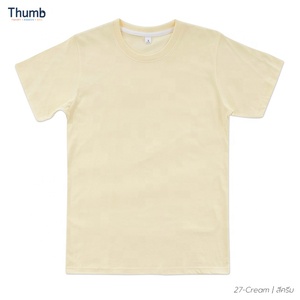 Camiseta con logotipo de impresión personalizada, Camisa de algodón blanco 100% de seda con Pastel en impresión de pantalla, informal, inteligente, cuello redondo, hecho en Tailandia - Product Image 6