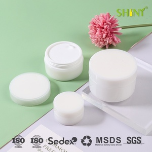 Hũ nhựa PP hai lớp cao cấp có nắp, dùng đựng kem dưỡng da & kem mắt, dung tích 10g-50g, màu trắng - Product Image 5