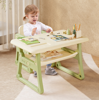 Arbre de loisirs pour enfants, meuble en plastique, rangement, livre, bureau d'étude, ensemble table et chaise d'apprentissage pour enfants, offre spéciale