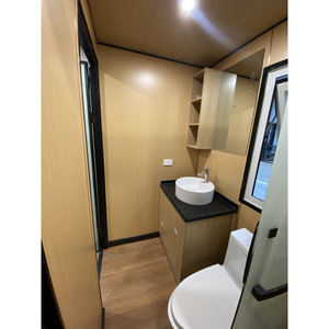 नए ग्लास मोबाइल हाउस तैयार मोबाइल ऑफिस मॉडुलर रेस्तरां की इमारतों को बिक्री के लिए पॉप अप करें - Product Image 6