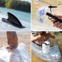 Paros Innovagoods 10ft Vicking Nouveau Design Sit Top Kayak De Pêche 2 Places Gonflable Transparent Kayak Accessoires Bateaux À Rames