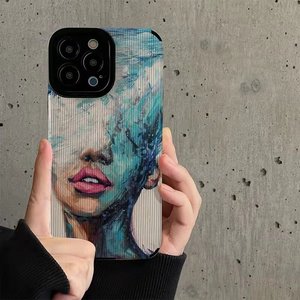 Funda de Teléfono Móvil de Cuero Sintético TPU con Diseño de Chica Encantadora para <span class=keywords><strong>iPhone</strong></span> 6 <span class=keywords><strong>7</strong></span> 8 X Xr Xs 11 12 13 14 15 16 17 18 Pro Max - ¡Oferta de Liquidación! - Product Image 1