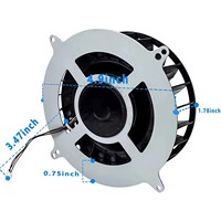Refroidisseur 17 23 lames pour Console de jeu PS5 ventilateur de refroidissement interne radiateur hôte intégré 12047GA-12M-WB-01