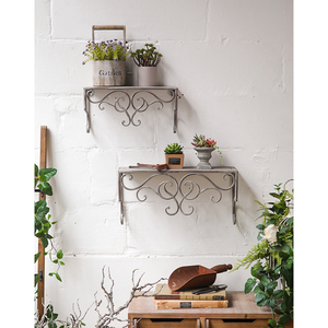 Scaffali in Metallo per Decorazione Murale, Stile Vintage Bohémien per Soggiorno, Camera da Letto, Bagno, Dormitorio/<span class=keywords><strong>Lavanderia</strong></span> - Product Image 2