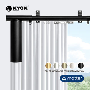 Kit d'automatisation de rideaux KYOK New Black Matter - Rail elliptique motorisé pour multi-écosystèmes - Product Image 1