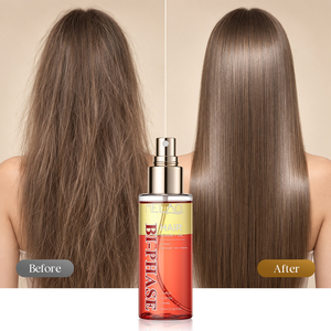 Sérum et huile capillaires biphasés à marque privée, spray de soin capillaire anti-UV, traitement anti-frisottis, brillance, soin sans rinçage, huile pour la croissance des cheveux - Product Image 2