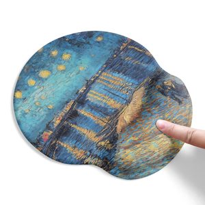 Alfombrilla de ratón con soporte para muñeca con diseño de paisaje pintado al óleo, soporte para muñeca de teclado de espuma viscoelástica - Product Image 4