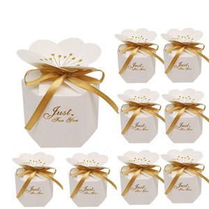 Caja <span class=keywords><strong>de</strong></span> Dulces con Estampado en Caliente, Caja Hexagonal para Chocolates, Caja Pequeña para Regalos <span class=keywords><strong>de</strong></span> Boda - Product Image 5
