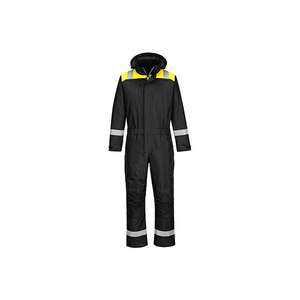 PORTWEST - PW353BKYXL PW3 <b>Winter</b> Coverall Black/Yellow - EAN 5036108386970 WORK <b>OVERALLS</b> - Product Image 1