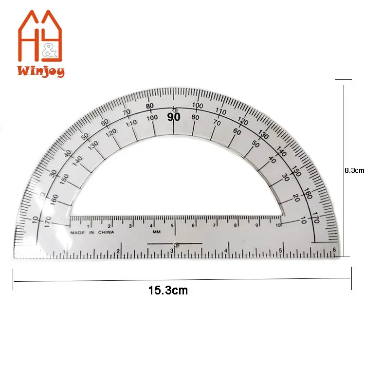 Thước Đo Góc Thước Đo Góc Thông Dụng 180 Độ Thước Đo Góc Lớn 15Cm Đồ Dùng Học Tập Văn Phòng Thước Đo Góc Toán Học