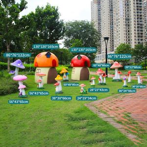Decoración de Jardín con Forma de Hongo, Escultura de Planta de FRP para Exteriores, Decoración para Parques, Jardines de Infancia y Espacios Verdes - Product Image 3