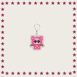 Nuevo álbum del grupo Spot E, muñeco de dibujos animados, impresión UV en acrílico, llavero de moda, colgante para bolso, decoración, colgante de accesorio de estrella - Product Image 4