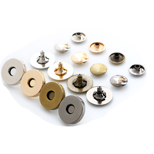 Nhà Máy Bán Buôn Ví Phần Cứng Nút Từ Snap Túi Xách Nút Túi Magnet14mm 18Mm Nam Châm Snaps Từ Khóa Nút - Product Image 2