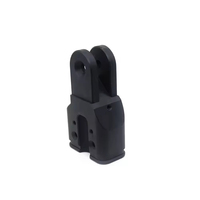 Connecteur Fixe Pliant en Alliage d'Aluminium Anodisé Multi-Couleurs Usiné CNC pour Petites Séries – Adaptateur de Fixation à Pince