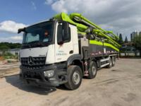 Camion pompe à béton Zoomlion 63m, châssis Benz, moteur diesel, haute performance, haute qualité, en stock, prêt à être expédié, occasion, 2021