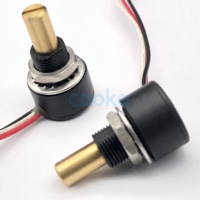 Potensiometer Putar Cooka 16mm JC10 High-End Long-Life ZERO-WEAR Sensor Sudut Kemudi Sensor Posisi