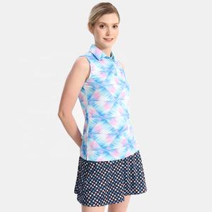 Camiseta Polo Deportiva Informal para Mujer, con Logotipo Personalizado de Marca Privada, Diseño Sublimado en Poliéster y Elastano, Camisetas de Golf para Damas - Product Image 2