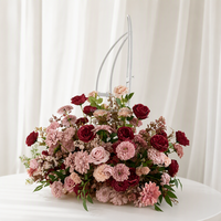Boule de fleurs artificielles multicolores pour centre de table de mariage, fête d'anniversaire, événement extérieur, décoration de table