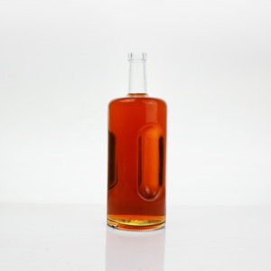 Botella de vidrio vacía de 1 litro, 1,75 litros, para <span class=keywords><strong>Vodka</strong></span>, esmerilado, gran oferta - Product Image 1