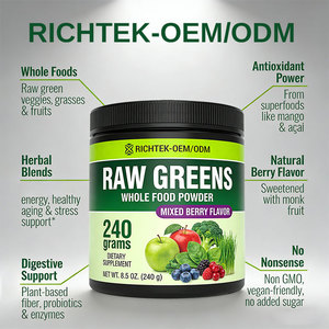 Poudre super verte de qualité supérieure Marque privée Super <span class=keywords><strong>Food</strong></span> Smoothie Bio Poudre super alimentaire verte - Product Image 3