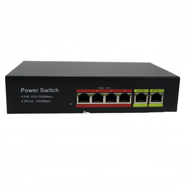 Factory Price 10/100M Unmanaged Mini POE Switch 6 Port for CCTV