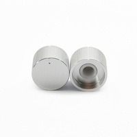 Bouton de contrôle de volume rotatif universel en aluminium anodisé noir pour amplificateur Hi-Fi, DAC, préamplificateur, mixeur audio