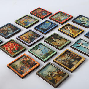 Aimants de réfrigérateur personnalisés en gros pour différents pays européens, <span class=keywords><strong>Maurice</strong></span>, Espagne, aimants de réfrigérateur en bois multicouches. - Product Image 5