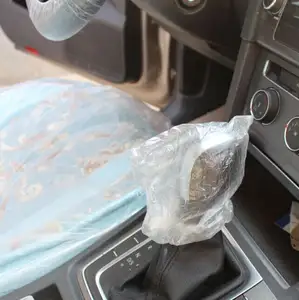 Capa de assento de carro de alta qualidade, pe, tampas de plástico descartáveis do assento do carro para o automóvel