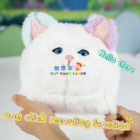 Jouets en peluche interactifs avec capteur tactile EPT SENSOR Cat, animaux en peluche, poupées en peluche douces, 4 couleurs, pour enfants de 2 à 7 ans, cadeau d'anniversaire