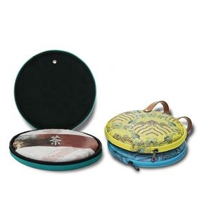 Estuche de Lujo para Pastel de Té Estilo Chino, Impermeable, de EVA, de Alta Calidad, a Prueba de Polvo, Bolsa de Almacenamiento de Té para Regalo - Product Image 3
