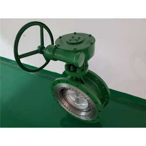 วาล์วผีเสื้อ D343Y-16C DN700 แบบ Hard On Hard Triple Eccentric พร้อมเคลือบสเตลไลต์เชื่อมติด สำหรับน้ำอุณหภูมิปกติ 1.6MPa - Product Image 4