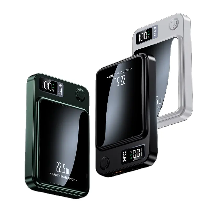 Nuovo arrivo telefono portatile magnetico powerbank 15w caricabatterie rapido batteria mini Power bank 5000mah