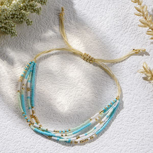 Braccialetti Artivelle Multicolore <span class=keywords><strong>Serie</strong></span> Quattro Strati 2024 Gioielli Artigianali alla Moda Stile Hawaii BOHO Regalo per Lei - Product Image 3