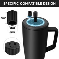 Couvre-pailles magnétiques compatibles avec les gobelets Brumate Era 30 et 40 oz, embouts de pailles en silicone pour accessoires Brumate