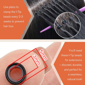 I Tip Extensions de cheveux Cheveux humains Blonde Ajouter Lustre Golden Blonde Highlight Blonde moyenne Mélanges naturels pré-collés - Product Image 5