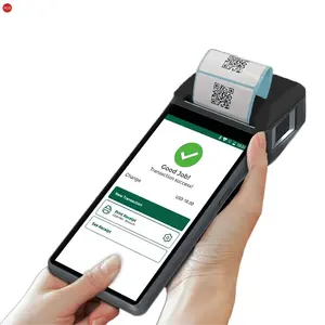 Android Biometric Fingerprint Reader Touchscreen POS-Terminal mit Etiketten beleg drucker Z300
