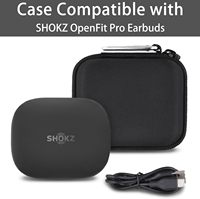 Étui de transport portable en EVA avec mousqueton pour écouteurs SHOKZ OpenFit Pro Open-Ear