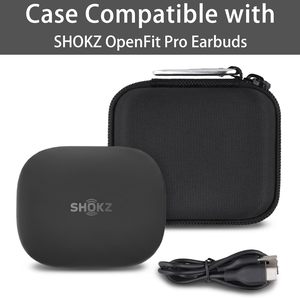 Étui de transport portable en EVA avec mousqueton pour écouteurs SHOKZ <span class=keywords><strong>OpenFit</strong></span> Pro Open-Ear - Product Image 4