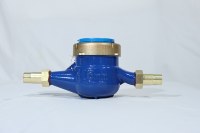 Compteur d'eau froide mécanique à corps entièrement en fer, multi-jets, à cadran sec, pour usage domestique
