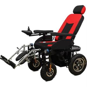 Ağır açık elektrikli tekerlekli sandalye güçlü taşıma kapasitesi lityum akülü plaj sandalyesi rehabilitasyon tedavisi - Product Image 2