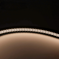 Nouvelle bande néon flexible anti-reflet en nid d'abeille, couleur unique / pixel RVB, bande lumineuse douce pour l'éclairage et la décoration commerciaux