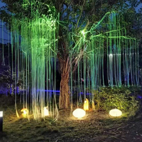 Iluminación de fibra óptica creativa de árbol LED RGB multicolor para árboles Avatar fantástico Luces fantásticas