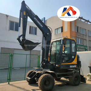 Excavateurs d'occasion vente Hyundai 60W-9 avec mini excavateur micro excavateur de haute qualité et à bas prix en Offre Spéciale à Shanghai - Product Image 1