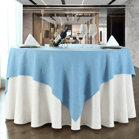 Nappe ronde de luxe de 120 pouces pour restaurant haut de gamme, plusieurs couleurs, nappe de table, jupe de table