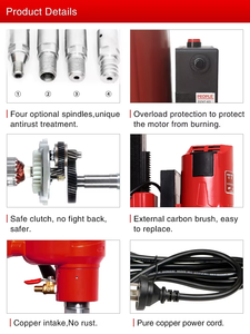 Mesin bor inti berlian 235mm industri sumber daya listrik harga pabrik alat listrik efisiensi tinggi - Product Image 6